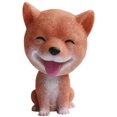 thumbnail image 1 of Creative Car Decoration Dog Shaking Head Action Figure Resin Dog, 1 of 4