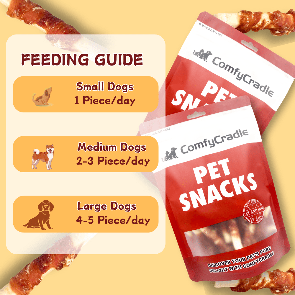 ComfyCradle Duck & Calcium Milk Sticks Dog Treats, Strong Bone, Dental Chew for Sensitive Dogs, 1.76 Pound