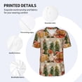 thumbnail image 4 of Daiia Holiday Christmas Stars Mens Baseball Jersey Button Down Shirts Short Sleeve Sports Uniforms-3X-Large, 4 of 9