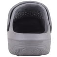 thumbnail image 3 of ABSOLUTE FOOTWEAR Mens Gents Easy Slip On Summer Holiday Garden Mule Sandals Clogs with Moveable Back Strap - Grey - US 8, 3 of 7