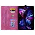 thumbnail image 7 of Cowithday Case for Amazon Kindle Fire Max 11 (13th Generation, 2023 Release), Embossed PU Leather Anti-slip Folio Stand Cover with Card Holder & Pen Holder for Fire Max 11 Tablet, Rose, 7 of 7