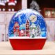 thumbnail image 3 of leyfeng Luz de nieve musical de Navidad Lámpara de agua brillante de Navidad Enchufe USB y Papá Noel con pilas, 3 of 8