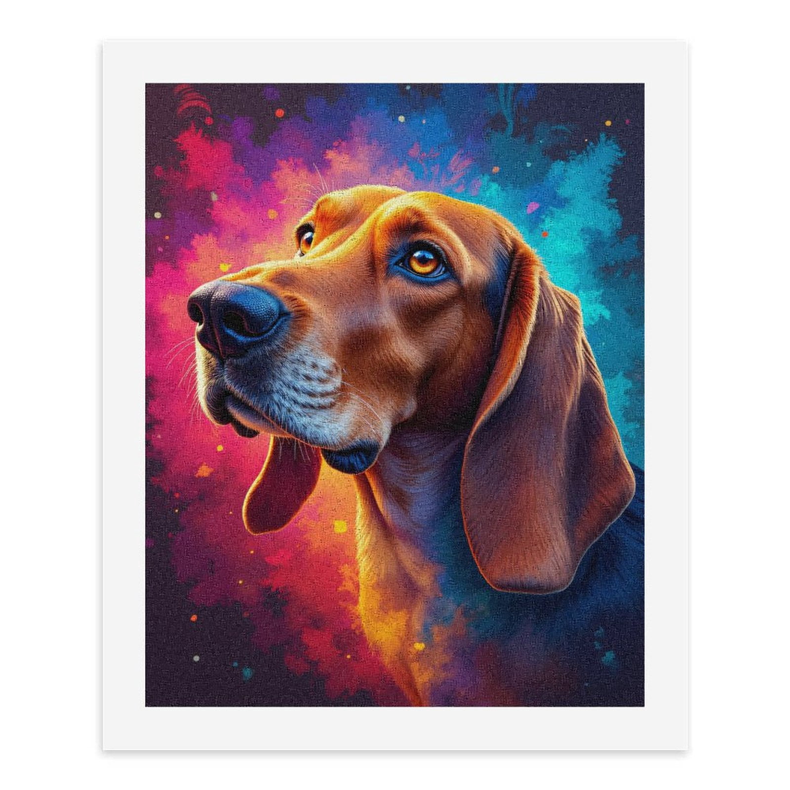 Paint By Numbers Kit for Adults Beginner - DIY Dog Vibrant Colors Portrait Art Canvas Painting Kits for Adults, Frameless Paint By Number for Adults for Home Wall Decor 16x20 Inch