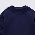 thumbnail image 6 of HCNTES Baby Boy Clothes Winter Toddler Boys Clothes Fall Winter Outfit Sets, Kids Outfits Sets Long Sleeved Crew Neck Solid Elastic Waist 0 6 12 18 24 Months 2T 3T 2 Pcs Pants, 6 of 6