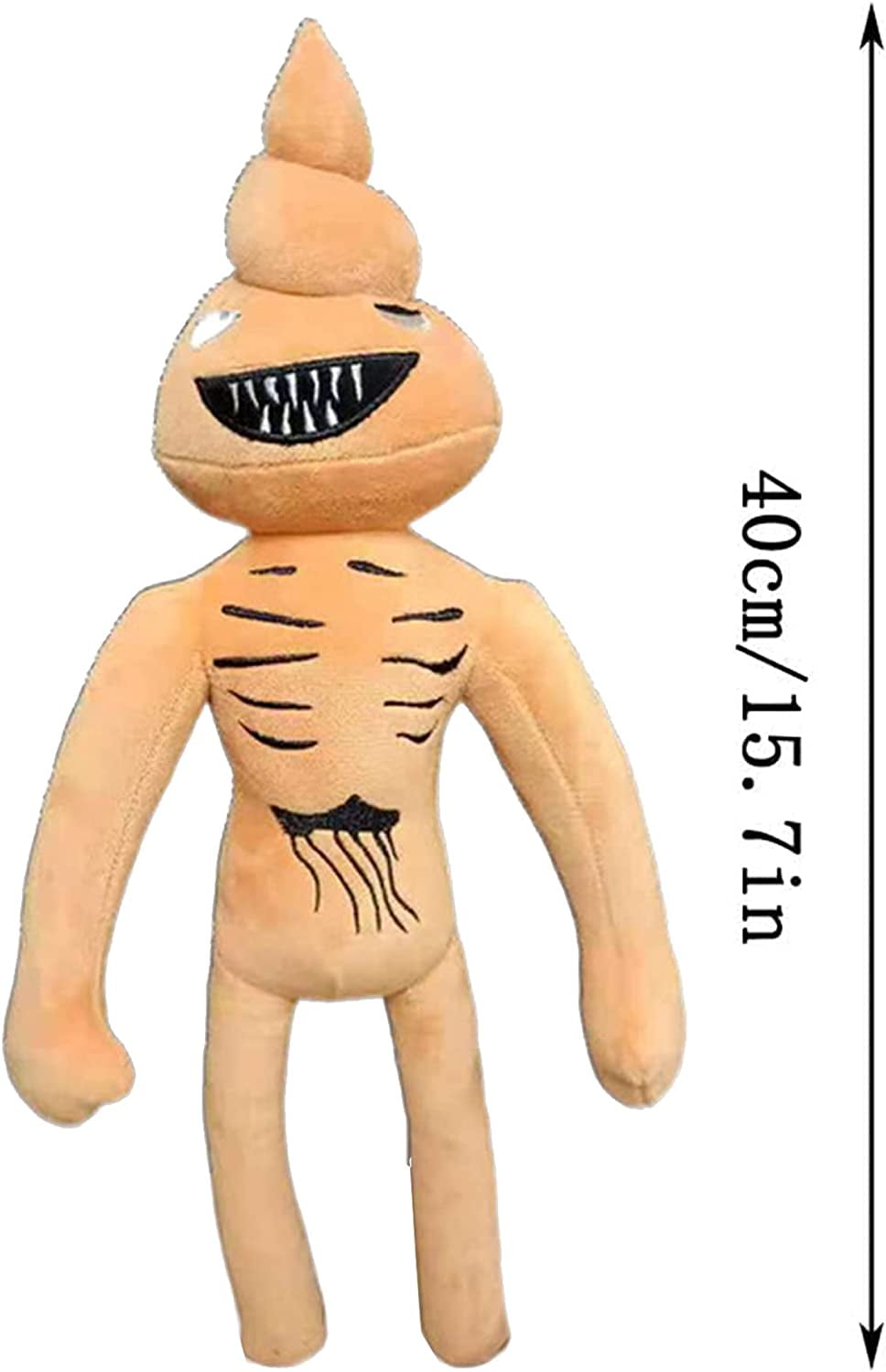 Muñeco de peluche con cabeza de sirena con dibujos animados HUOGUO