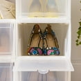 thumbnail image 5 of IRIS Tall Shoe Storage Box Stackable and Drop Front, 6Pk, 5 of 6
