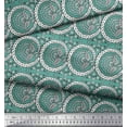 thumbnail image 2 of Soimoi Modal Satin Fabric Floral & Paisley Block Decor Fabric Printed Yard 42 Inch Wide, 2 of 3