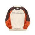 thumbnail image 2 of Generic Boys Color Block Crewneck Sweatshirt Cute Print Fleece Pullover Sweaters Kids Trendy Casual Baggy Long Sleeve School Clothes, 2 of 4