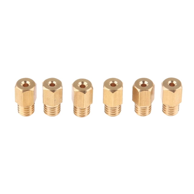 6 X Boquilla de Inyección urador de Motocicleta 340350360370380390 Carburador de Motocicleta