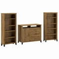 thumbnail image 1 of Bush Furniture Somerset Entertainment Center in Fresh Walnut, 1 of 6