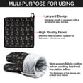 thumbnail image 7 of Schnauzer Dog Kitchen Oven Mitt and Pot Holder Sets 4 Pcs for Baking, Cooking and Grilling, Heat Resistant Up To 392 °F, 7 of 7