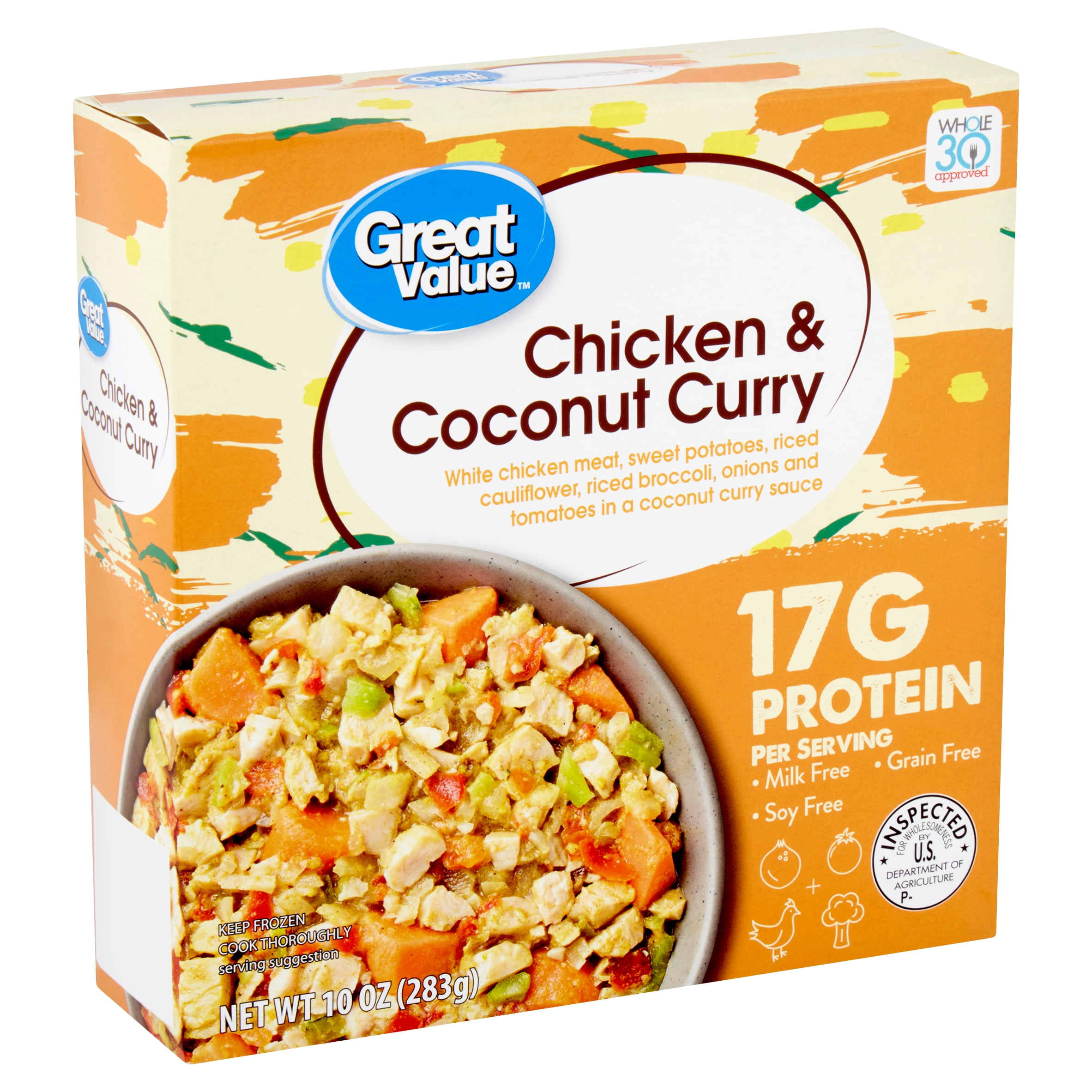 Great Value Chicken Coconut Curry 10 Oz Walmart Com Great Value Chicken Coconut Curry 10 Oz Walmart Com