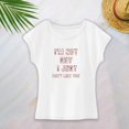 thumbnail image 1 of Camiseta de manga corta para mujer, camiseta con cuello redondo para viaje, trabajo, viaje, regalo para mujer M, 1 of 8