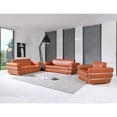 thumbnail image 3 of Titan Furnishings Genuine Leather Power Reclining Sofa & Loveseat in Dark Gray, 3 of 5