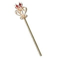 thumbnail image 1 of Varitas de princesa, varitas con cetro, accesorios de disfraz brillantes de Reina, cetro para reina, cetro de diamantes de imitación, 1 of 9