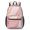 Pink and Gold Marble Pattern-1, variant on Purple and Gold Marble Pattern 17" Waterproof Oxford School Backpacks for Teens, S-Shape Padded Straps, for School, Travel, Hiking, Camping