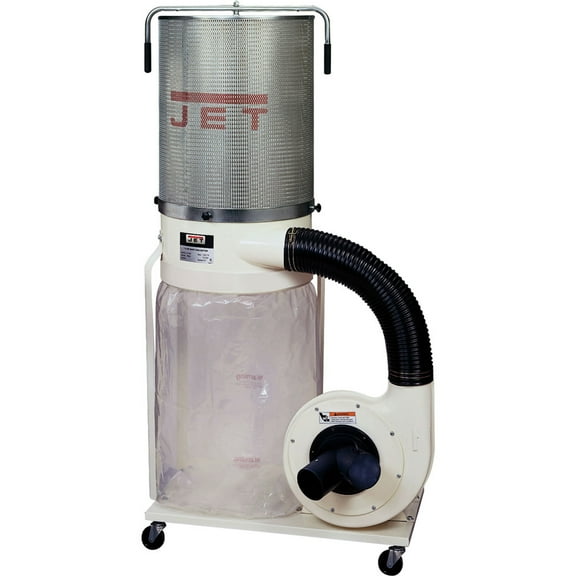 JET JT9-708659K Vortex 115/230V 1.5HP Single-Phase Dust Collector with 2-Micron Canister Kit