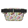 thumbnail image 3 of Fuzoiu America Landmarks1 Print Unisex Square Double Layer Waist Bag,Crossbody Fanny Pack Travel Workout Accessory, 3 of 9
