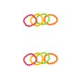 thumbnail image 1 of Guardurnaity 4 piezas vestido collar estilo bohemio cuentas pulseras colorido Boho decoración mano cadena tobillera joyería disfraz fiesta Pulsera 2piezas, 1 of 6