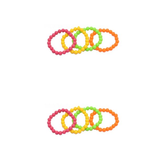 Guardurnaity 4 piezas vestido collar estilo bohemio cuentas pulseras colorido Boho decoración mano cadena tobillera joyería disfraz fiesta Pulsera 2piezas