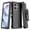 Black, variant on MyBat Pro Maverick Series Case for Motorola Moto G Stylus 5G (2026)/G Stylus 5G (2025) ,with Belt Clip Holster & Kickstand - Black