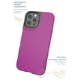 thumbnail image 5 of Smartish iPhone 12 Pro Max Slim Case - Gripmunk [Lightweight + Protective] Thin Cover (Silk) - Purple Reign, 5 of 8