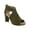 Green, variant on Womens Averiel Leather Open Toe Pumps