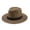 Coffee, variant on Unisex Summer Beach Panama Sun Hat For Women Wide Brim Cap 50 Plus