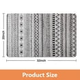thumbnail image 4 of Stylish Boho Bathroom Runner Rug, 20x32 in - Non-Slip Moroccan Geometric Design. Soft, Machine-Washable Long Bath Mat Perfect for Bathtub, Sink, Shower. Bring Home the Farmhouse Charm!, 4 of 5