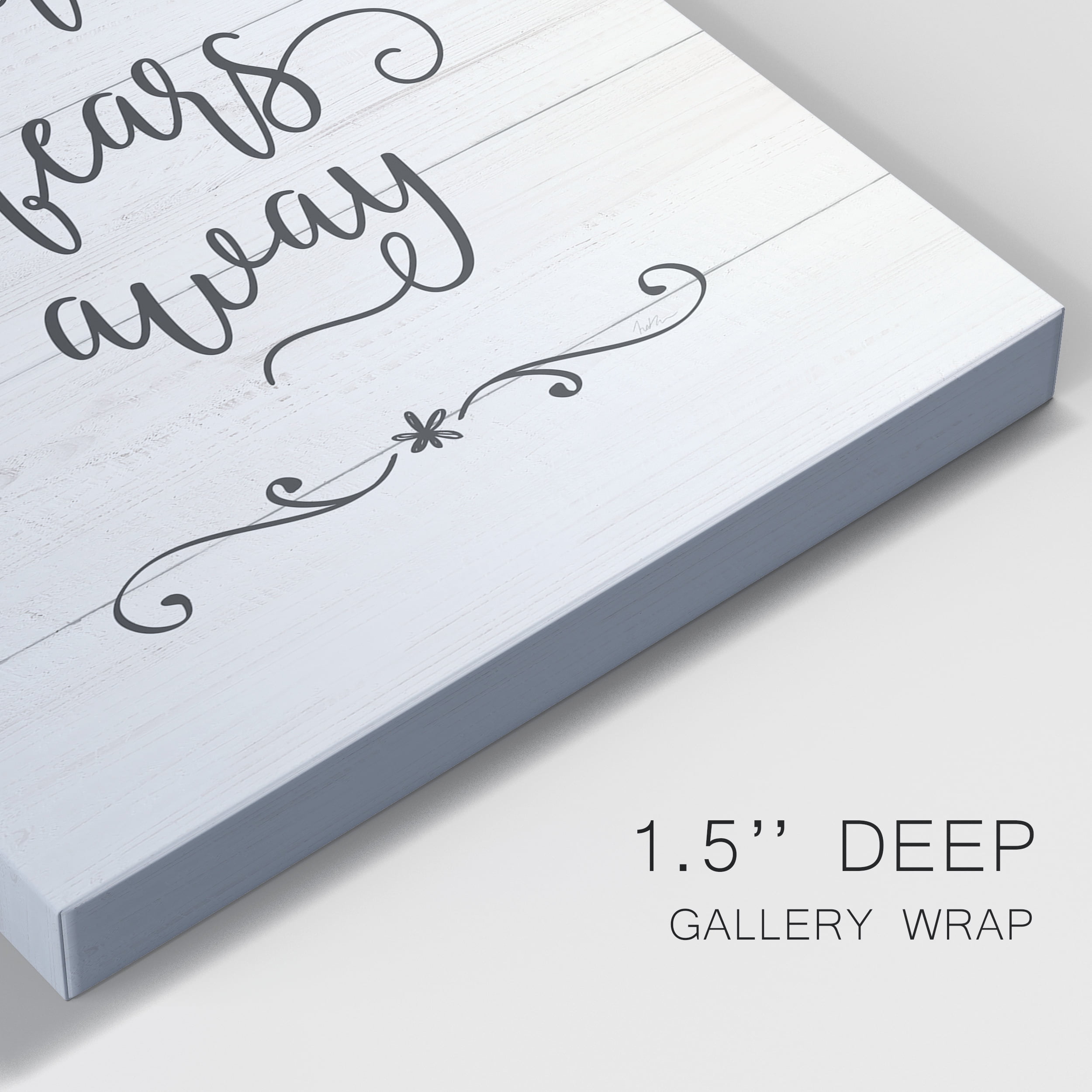 Wash Fears Premium Gallery Wrapped Canvas - Ready to Hang - 24 x 36
