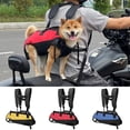thumbnail image 2 of Pet Dog Outdoor Double Shoulder Horizontal Carrying Backpack Small Dog Outdoor Breathable And Convenient Four-legged Carrying Bag, 2 of 7