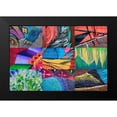 thumbnail image 2 of Mahan, Kathy 14x11 Black Modern Framed Museum Art Print Titled - Graffiti II, 2 of 5