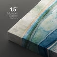 thumbnail image 4 of wall26 Canvas Print Wall Art Set Blue Tan Watercolor Landscape Abstract Shapes Illustrations Modern Art Bohemian Decorative Multicolor for Living Room, Bedroom, Office - 24"x36"x3 Panels, 4 of 5