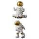 thumbnail image 1 of Adornos de Estatua de astronauti de 2 Piezas, de Resina de Estatuilla Decoración para hogar para Niños, 1 of 7