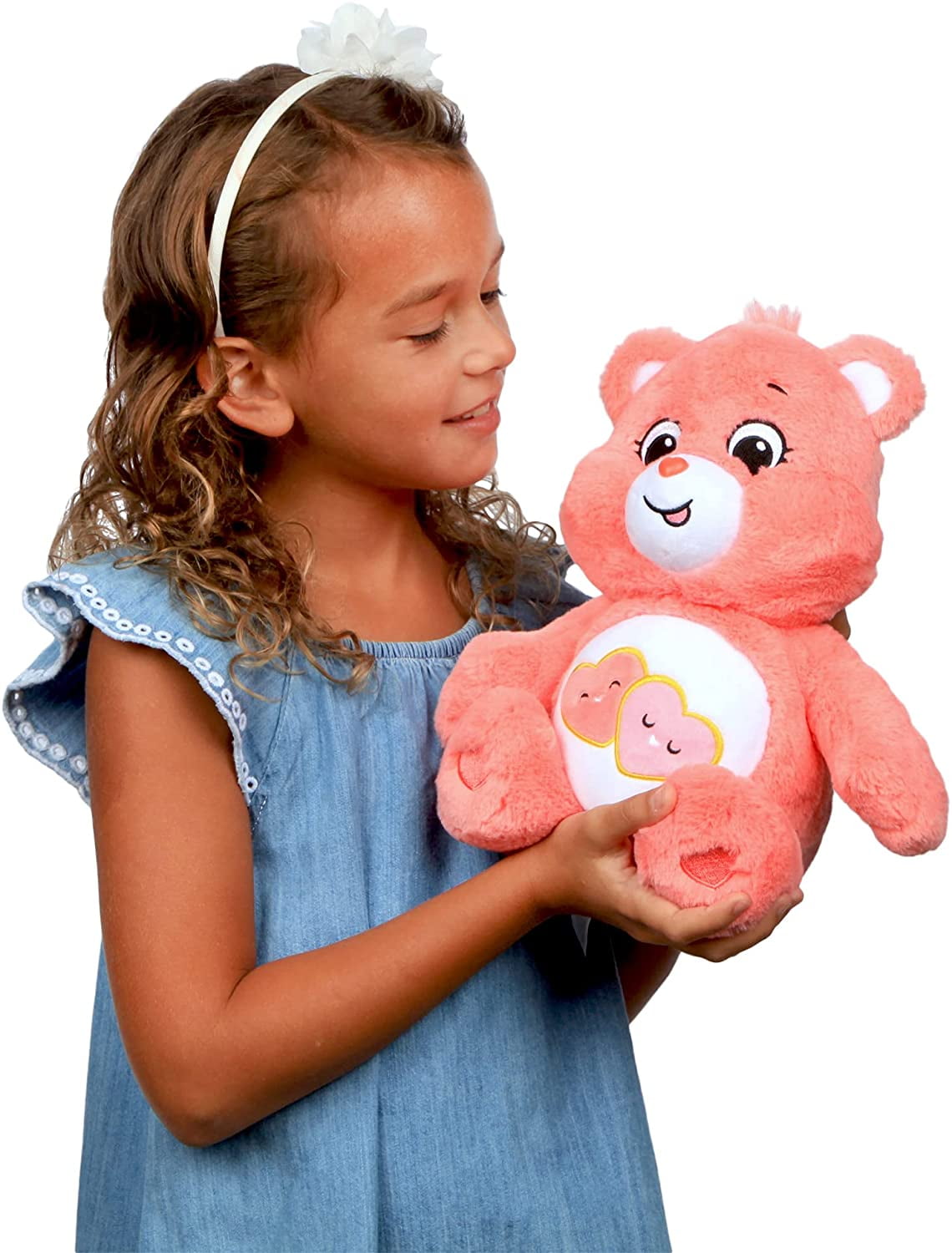 Care Bears Beanie Plush - Love-A-Lot Bear - Toy Sense