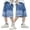 1-Blue61, variant on Whouriu Boys Summer Denim Shorts Wide-Leg Pull-On Jean Shorts with Elastic Waist, Sizes 5-16