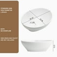thumbnail image 4 of LiviNest White Oval Ceramic Vessel Sink: 16" x 13" x 5.5" Countertop Bathroom Vanity Sink with Easy-Clean Surface - Quick Drain Design for Powder Room & Small Bathroom DIY Installation, 4 of 5