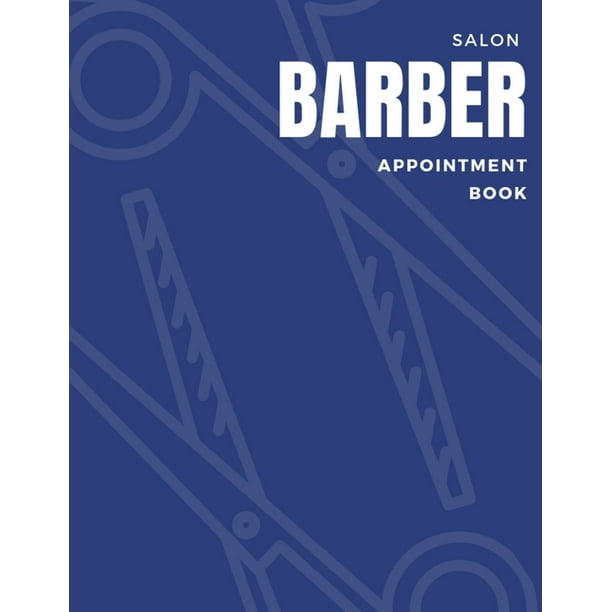 Barber Appointment Book Undated 52 Weeks Monday To Sunday 8AM To 6PM