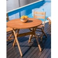 thumbnail image 2 of Mesa Plegable circular Merkatari de madera BICA 90 cm de diametro, 2 of 3