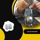 thumbnail image 5 of Cateissary 100 Uds. Soporte para cápsulas de monedas de 27MM soportes transparentes para monedas sellado fino a prueba de polvo almacenamiento en Almacenamiento y organización del hogar, 5 of 6