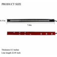 thumbnail image 2 of Universal 48LED Ultra-Thin Motorcycle Brake Light Strip - 12V Flexible LED Tail Light Compatible with All Bikes (Red + Amber), 2 of 5