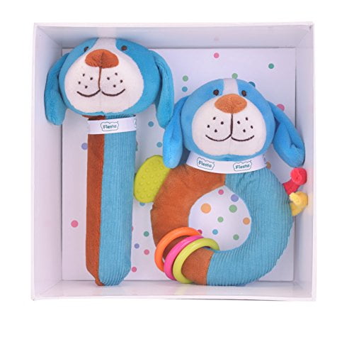 Squeakaboo and Ringaling Toys Cat Baby Gift Set
