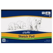 Ucreate Sketch Pad, Standard Weight, 18" x 12", 50 Sheets