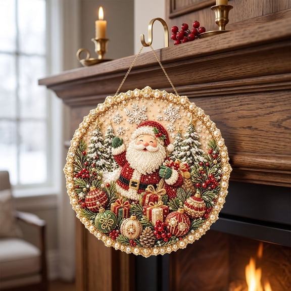 Seasons and Festivals Pearl Art Hanging Garland Set, Versatile Pearl Hanging Wreath with Elegant Design for All Occasions, Stylish Home Decor and Thoughtful Gift for Holidays Housewarming