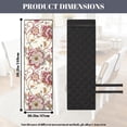 thumbnail image 4 of TSOVTHRID Bohemia Floral Print Quilted Dining Chair Cushion Covers Stretchy Soft Seat Cushion Slipcovers Removable Armless Chair Covers with Detachable Strap, Set of 4, 4 of 7