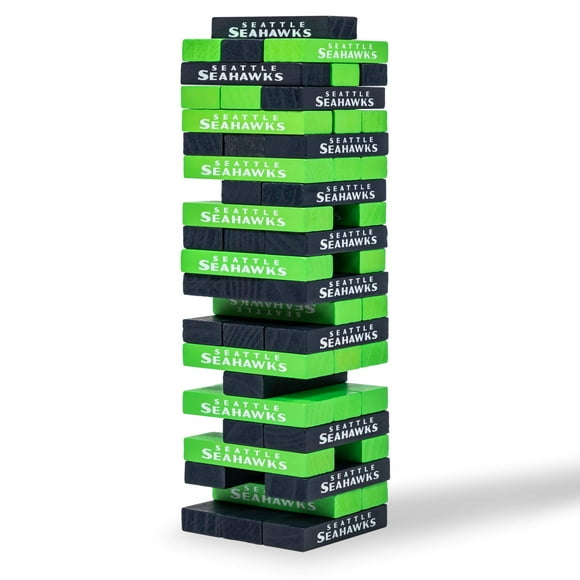 Wild Sports NFL Seattle Seahawks Table Top Stackers 3"" x 1"" x .5"" Team Color