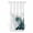 Green, variant on No Hook Black Pine Forest Shower Curtain with Snap in Liner Set, Misty Tree Clouds Nature Waterproof Fabric Bathroom Curtains with See Through Top Window, Hotel Style Small 36 x 72 Inch