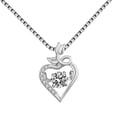 thumbnail image 2 of Fiudx Collar En El Corazón Latitudinal, En El Cobre, En La Longitud Del Corazón, En El Elegante San Valentín, En La Mujer Modal, En Los Viajes y Bodas Ideales, En Una Mano Incluida., 2 of 2