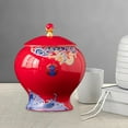 thumbnail image 4 of Tarro de cerámica retro, adorno multiusos para decoración del hogar, tarros de porcelana tradicionales Rojo, 4 of 9
