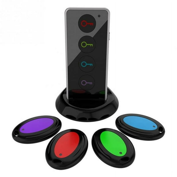 Key Finder Wireless RF Item Locator Item Tracker Support Remote Control 1 RF Transmitter and 4 Receivers